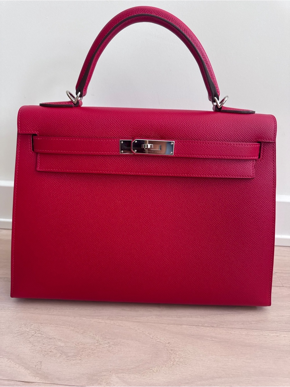 Hermes Kelly Sellier 32 Rouge Casaque PHW